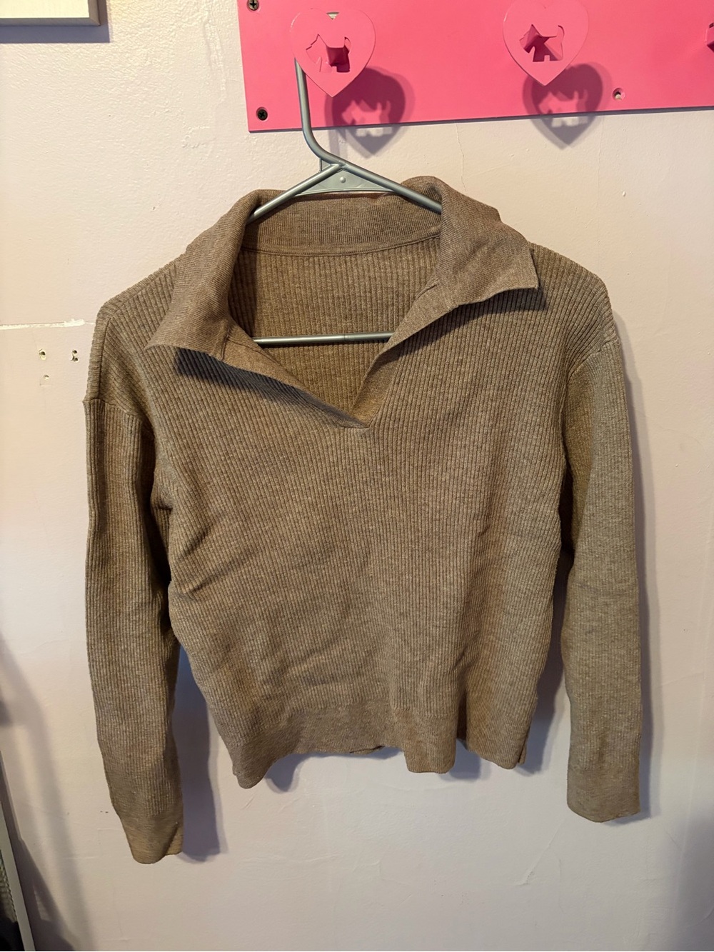 UNIQLO Ribbed Polo Knit Longsleeve